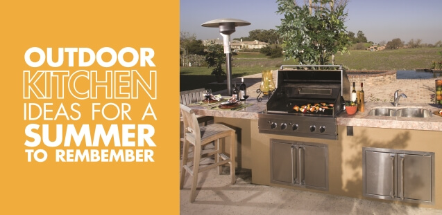 Image of outdoor kitchen.