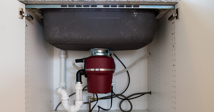 Under sink garburator.