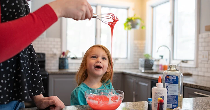 Make Slime with Laundry Detergent and Shampoo