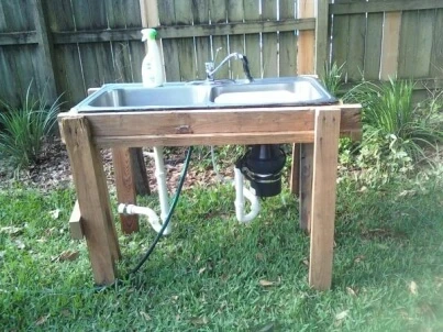 Outdoor sink