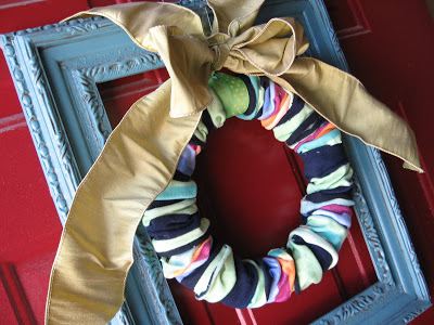 Make a sock wreath