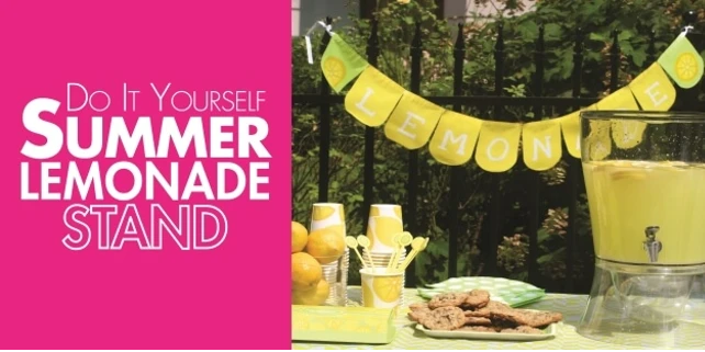 DIY summer lemonade