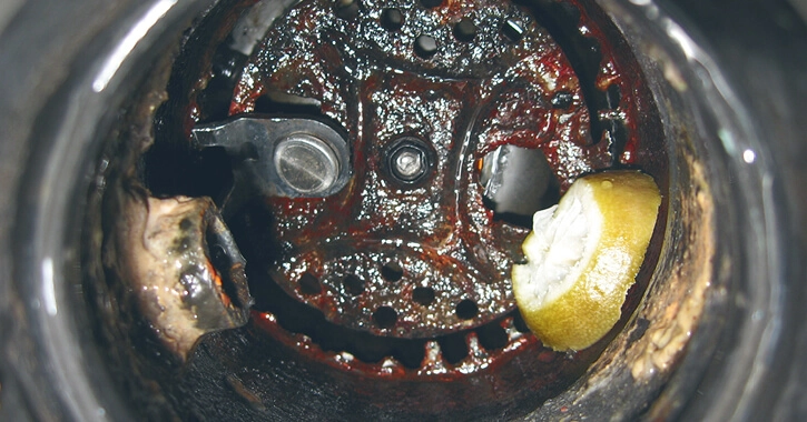 clogged garburator