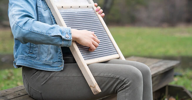 washboard as a musical instrument