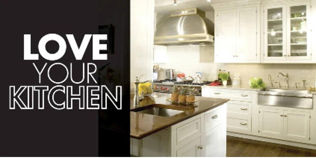 white kitchen countertop