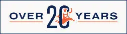 Over twenty years banner